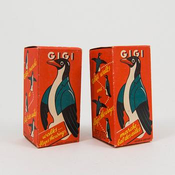 Two Joustra "Gigi" figures France 1950s.