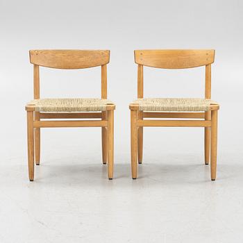 Børge Mogensen, six "Öresund" oak chairs, Karl Andersson & sons, 1970s.