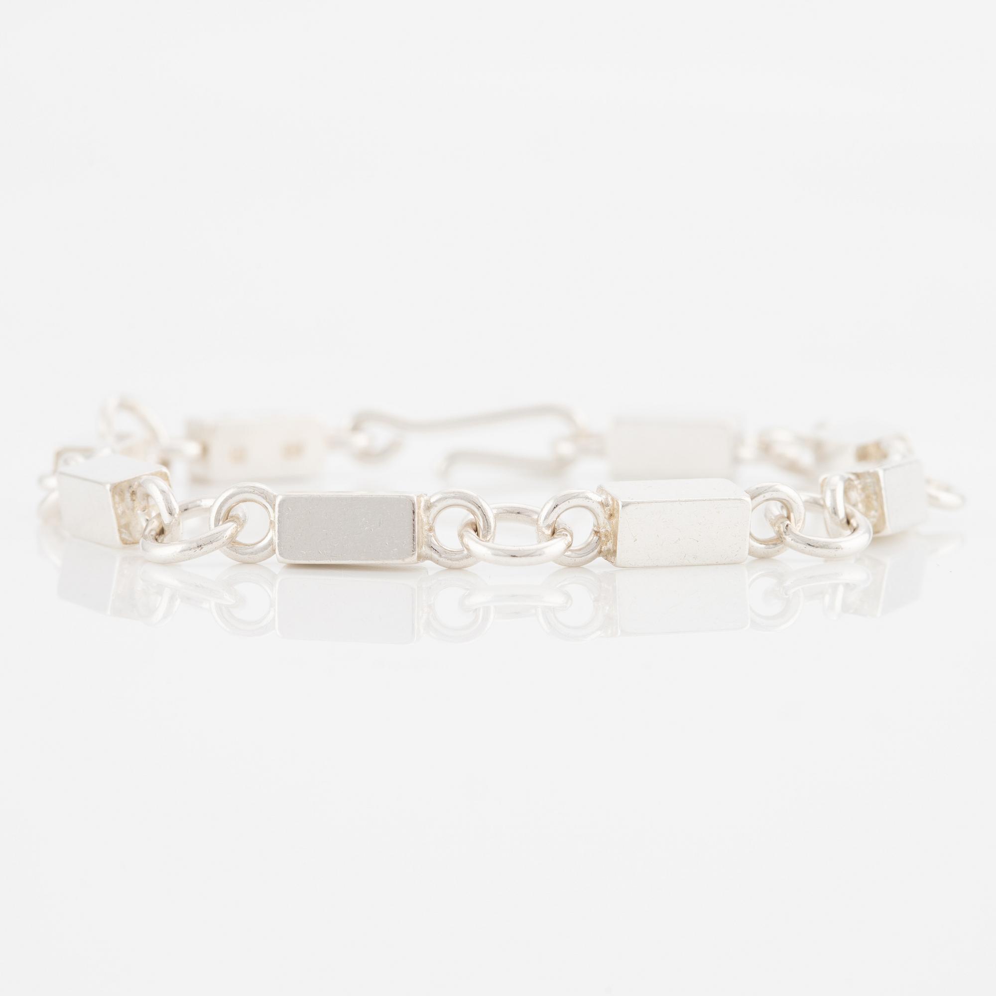 a bracelet, sterling silver, Lund 1968.