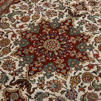 A rug, Old Tabriz, part silk, ca204 x 152 cm.