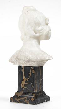 SKULPTUR, alabaster, 1900-tal.