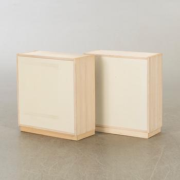 TWO SMALL SHELFS "DICK" DESIGN BY OLOF PIRA, PINE.