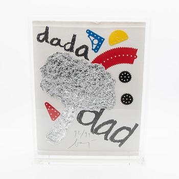 Enrico Baj, Book cover, "Comme le comme dans son comme".