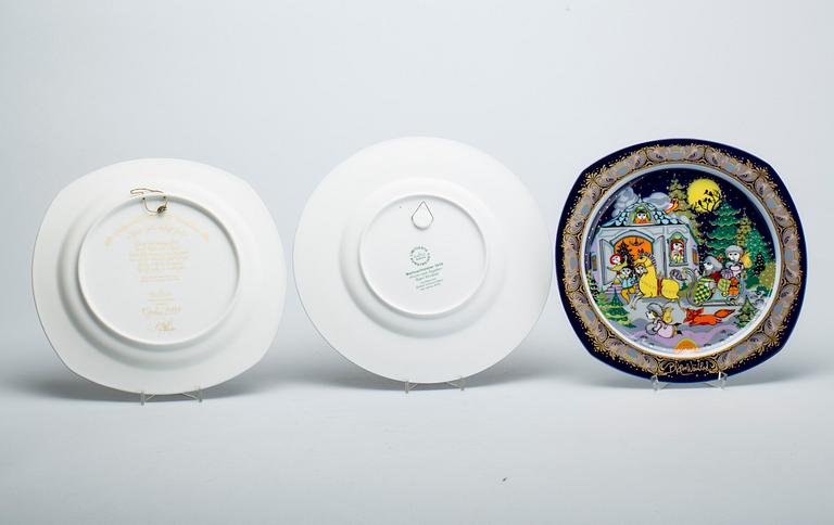FAT, 9 st, porslin, Björn Wiinblad, Rosenthal Studio-Line, 1970/80-tal.