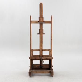 Studio easel, circa 1900.