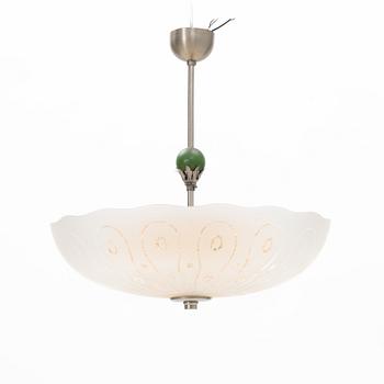 A Swedish Modern ceiling light, 1940's.