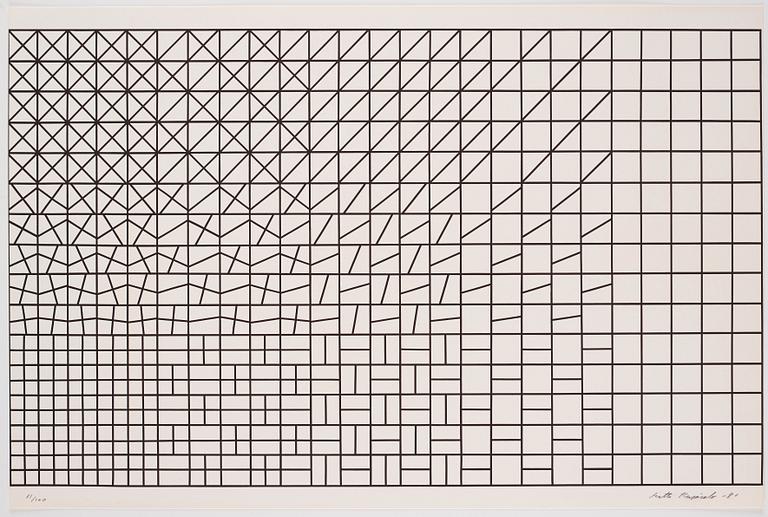 ”6 konkreta” the complete portfolio of 6 lithographs.