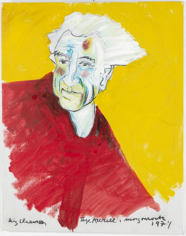 STIG CLAESSON, oil on canvas, signed and dated 1974.