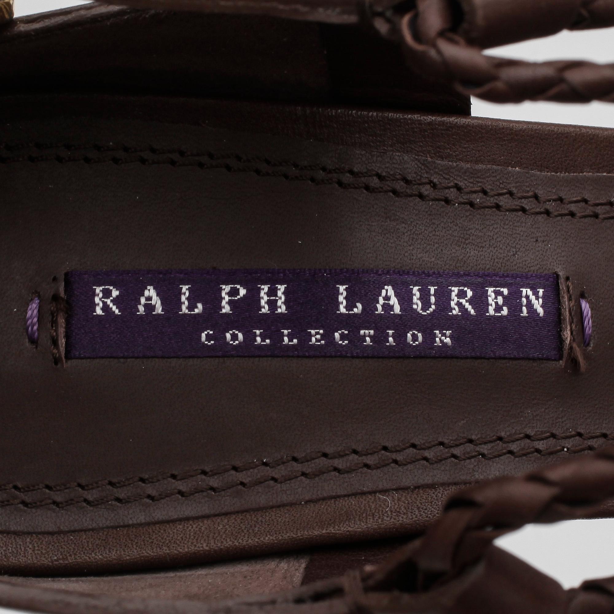 SANDALETTER, ett par, Ralph Lauren. Storlek amerikansk 9.