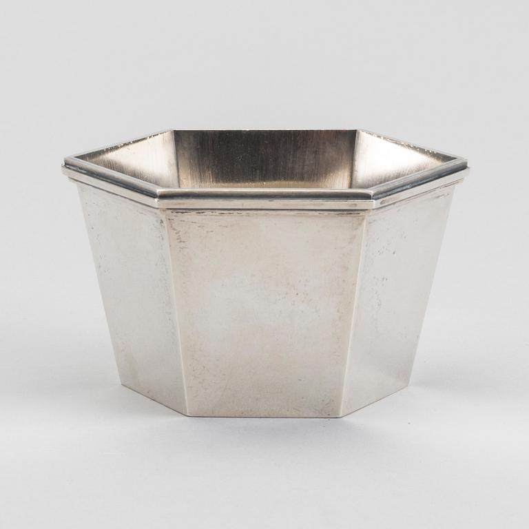 WIWEN NILSSON, silver, skål, Lund, 1961.