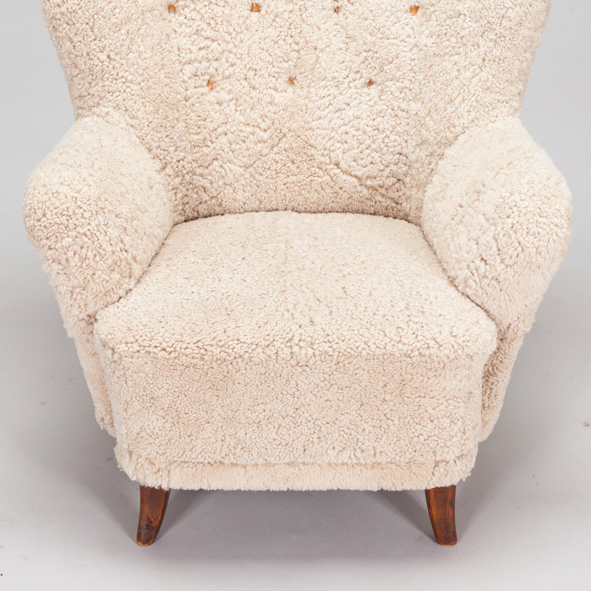 Ilmari Lappalainen, fåtölj, "Laila", Asko, Finland 1950-tal.