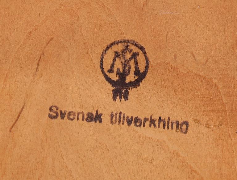 STOLAR, 6 st, märkta SM, 1900-talets mitt.