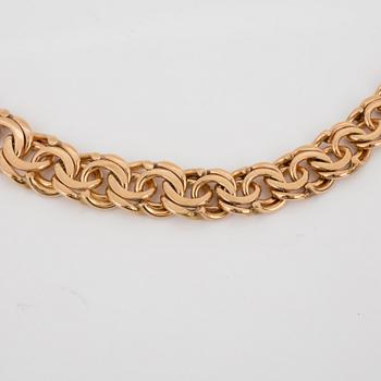 HALSBAND, Bröderna Hedens Guldsmeds, Stockholm, 1967, 18K guld.