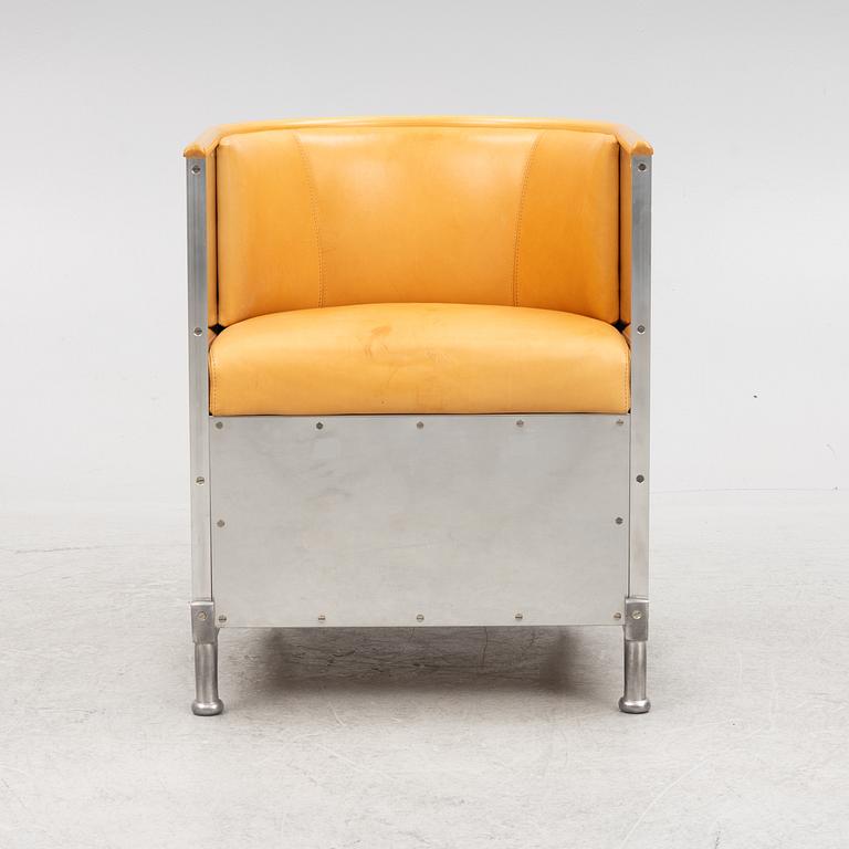 Mats Theselius, "Aluminiumfåtöj", Källemo, formgiven 1990.