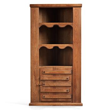 Axel Einar Hjorth, a stained pine "Sandhamn" corner cabinet, Nordiska  Kompaniet, 1931.