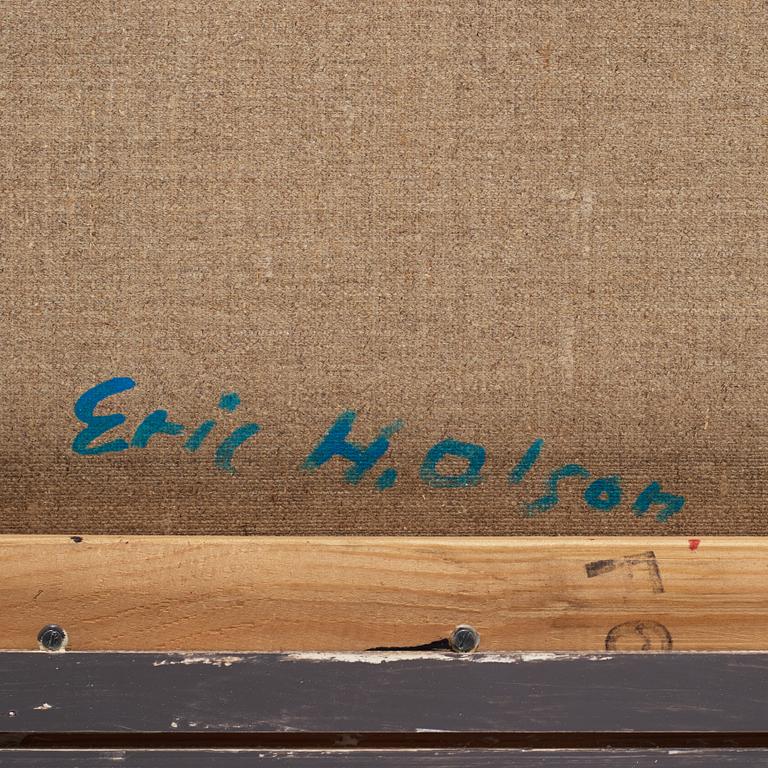 ERIC H OLSON, acrylic on canvas, signed verso.