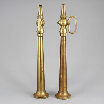 BRANDSPRUTOR, ett par, 1900-talet första hälft.