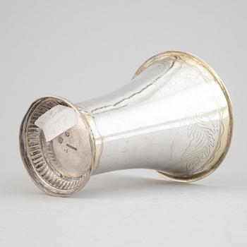 A silver beaker by Nils Tornberg, Linköping 1810.