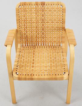 Alvar Aalto, a model 45 armchair, Artek, late 20the century.