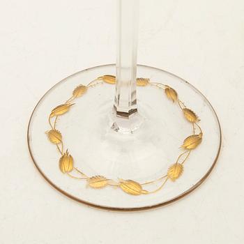 Glasservis, 33 + 2 delar, "Paula", Moser, Tjeckien, 1900-talets slut.