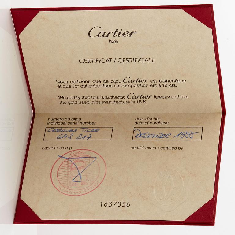 Cartier "Panthère" ett par örhängen.