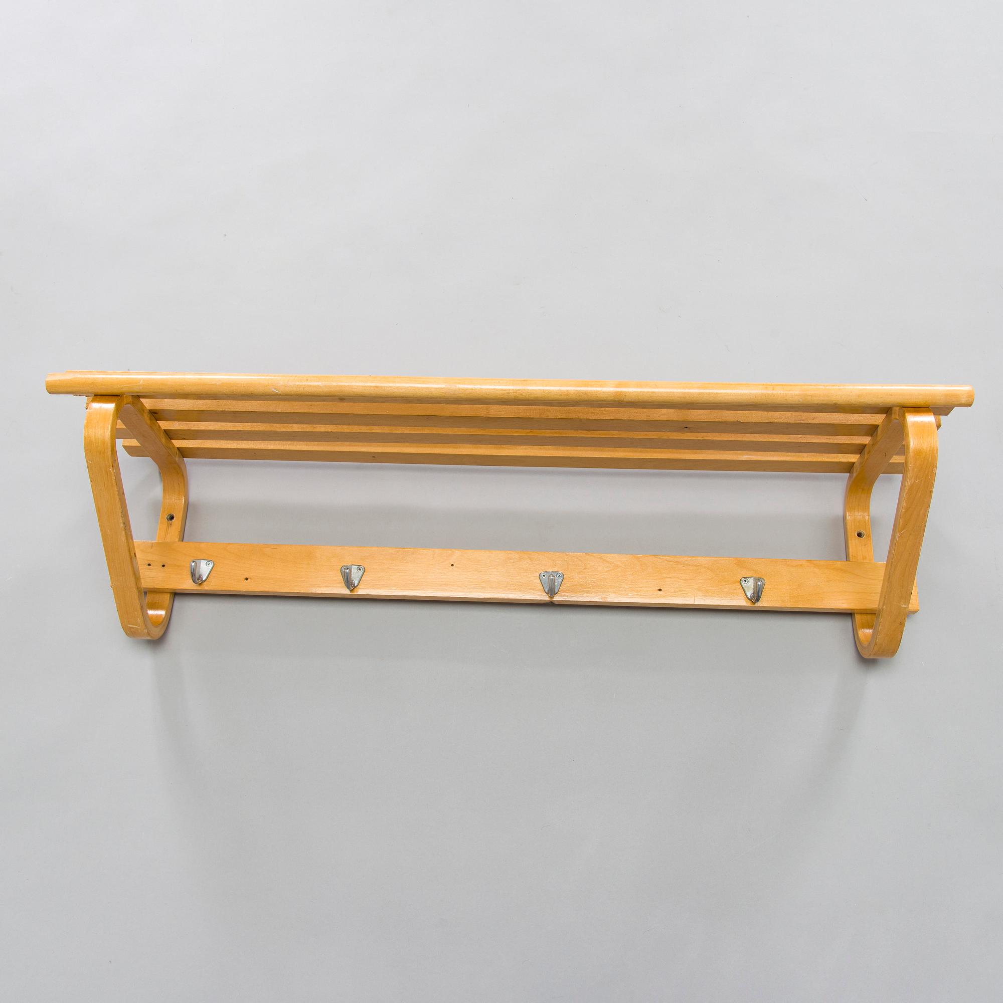 Alvar Aalto, klädhängare, O.Y. Huonekalu- ja Rakennustyötehdas A.B. 1950-tal.