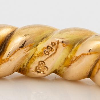 Ringar 3 st, 18K trefärgat guld.