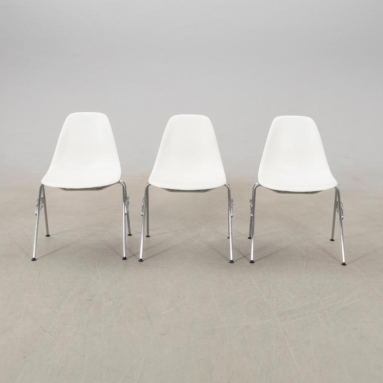 Charles & Ray Eames, stolar 6 st "DSS Plastic side chair" för VItra 2002.