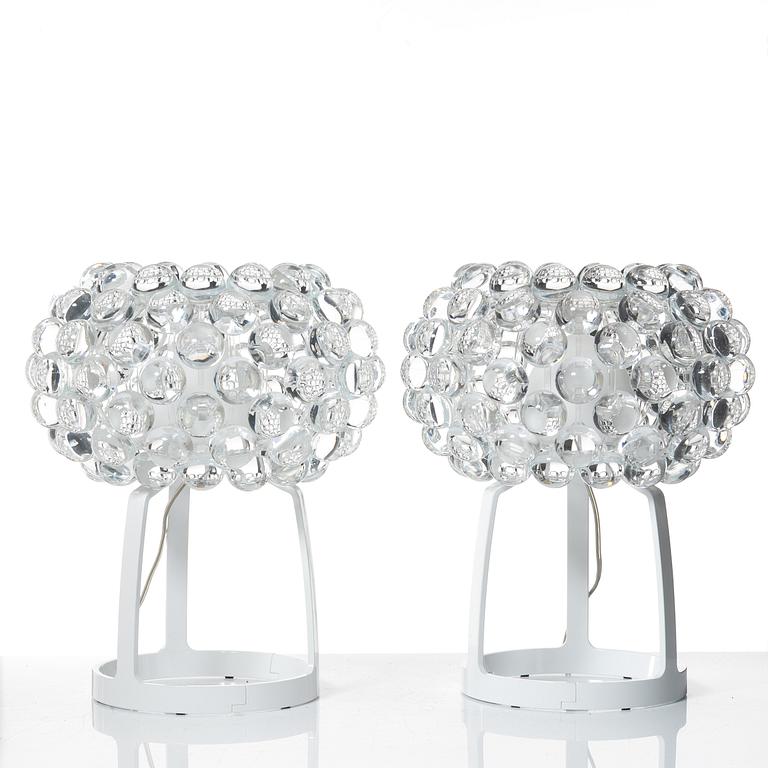 Patricia Urquiola & Eliana Gerotto, bordslampor, ett par, "Caboche Piccola", Foscarini, Italien, efter 2005.