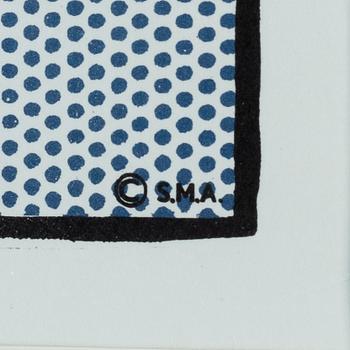 ROY LICHTENSTEIN, after, silkscreen, triptych, edited by Stedelijk Museum Amsterdam, published after 1966.