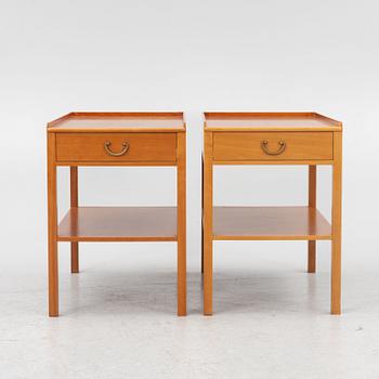 Josef Frank, a pair of model 914 bedside tables, Firma Svenskt Tenn, after 1985.