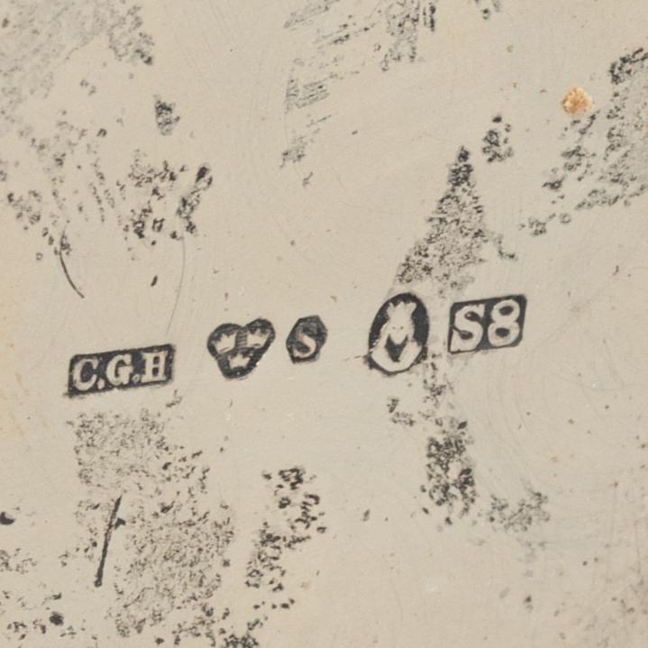 13 pieces of silover for the table, different makers including C.G.Hallberg and GAB, Sweden.