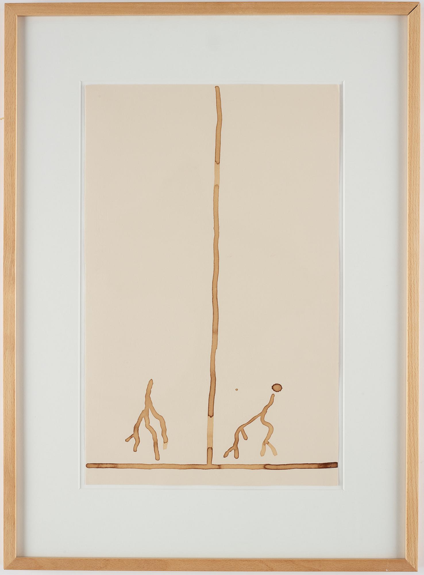 JAMES BROWN, drawing signed and dated 1988 on verso.