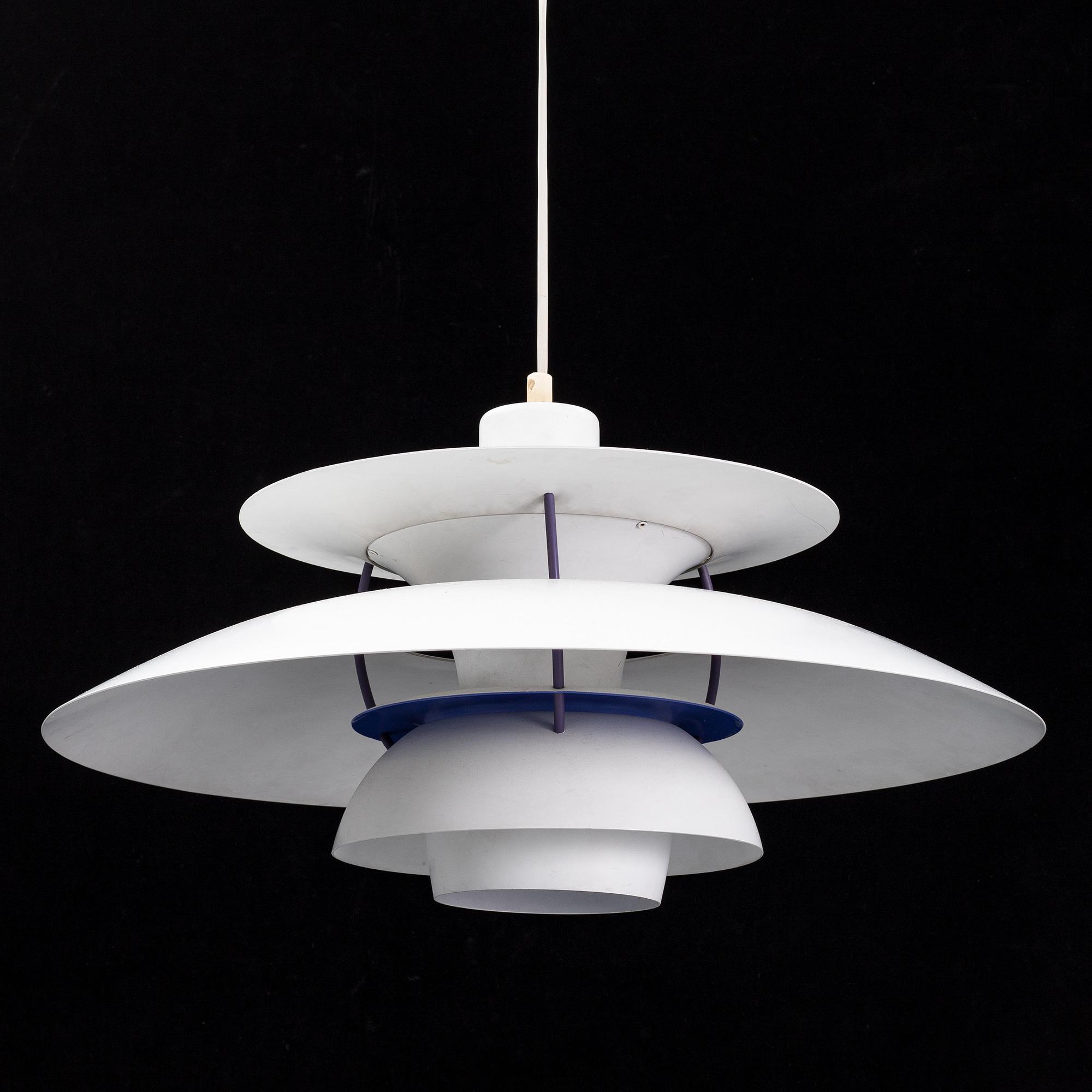 Poul Henningsen, PH-5 ceiling light, Louis Poulsen.