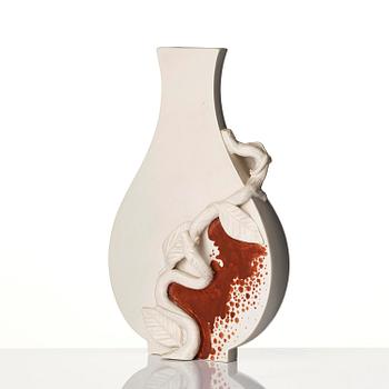 Wilhelm Kåge, a "Surrea" stoneware vase, Gustavsberg, 1940s.