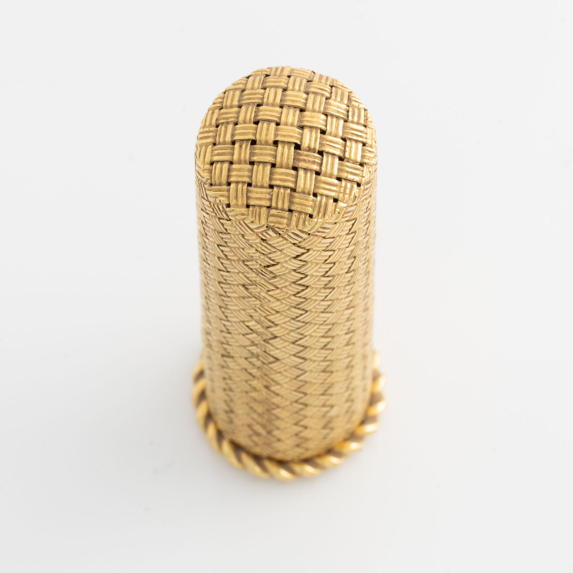 Etui/Läppstifthylsa 18K guld.