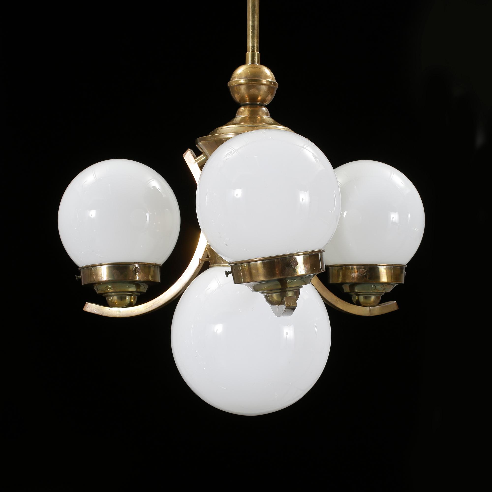 TAKLAMPA, art deco, 1940-tal.