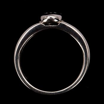RING, briljantslipad diamant ca 0.30 ct uppskattningsvis W/si. 18K vitguld. Vikt 7,3 g.