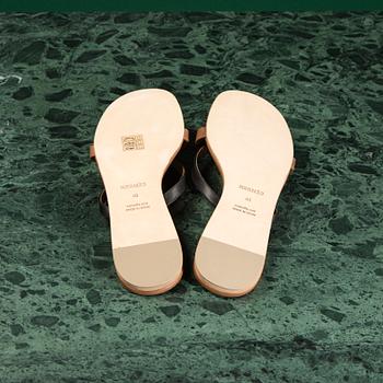 SANDALETTER, Hermés "Corfu", storlek 40.