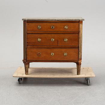 Byrå, Sengustaviansk, omkring år 1800.