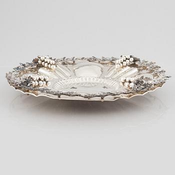 Praktfat, silver, 1900-tal.