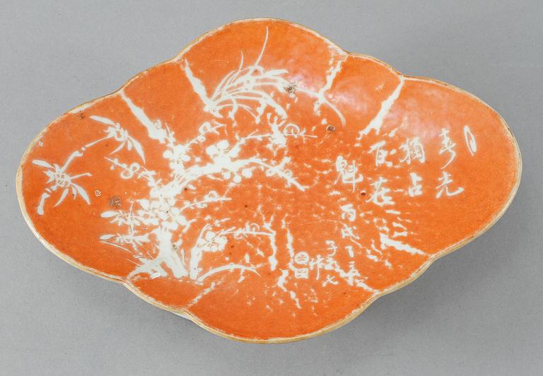 FAT, porslin, Kina, 1800-tal.