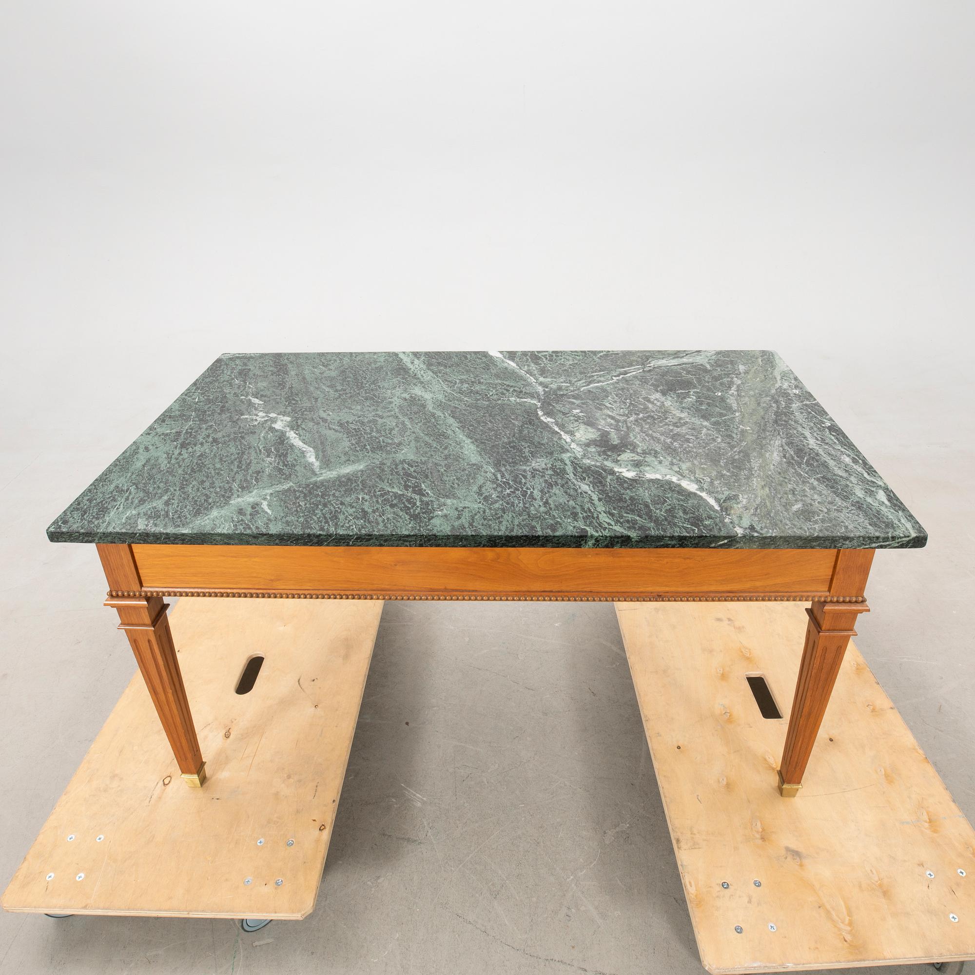 Table/Library table Gustavian style 1960s.