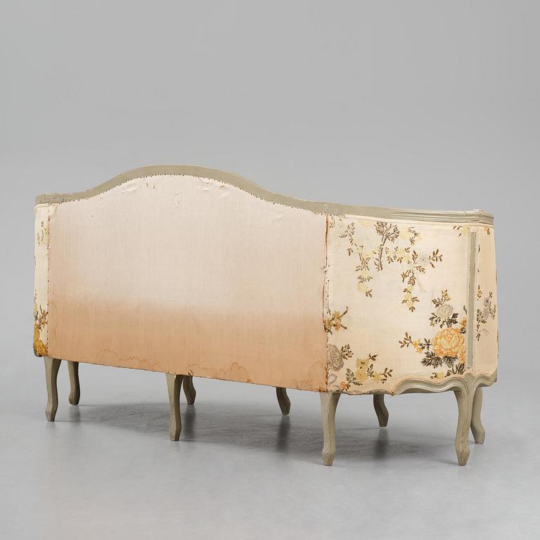 A North-European rococo sofa, later part 18th century.
