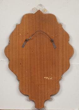 SPEGEL, glas. Venetiansk stil, 1900-tal.