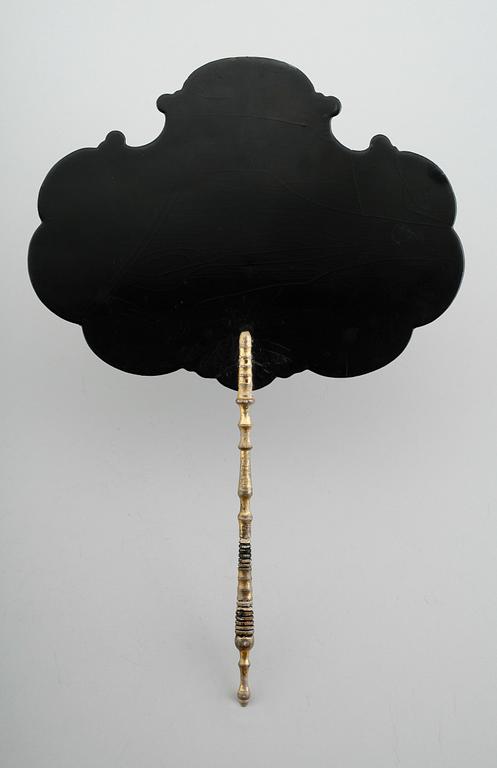 HANDSKÄRM, papier maché, England, 1800-talets andra hälft.