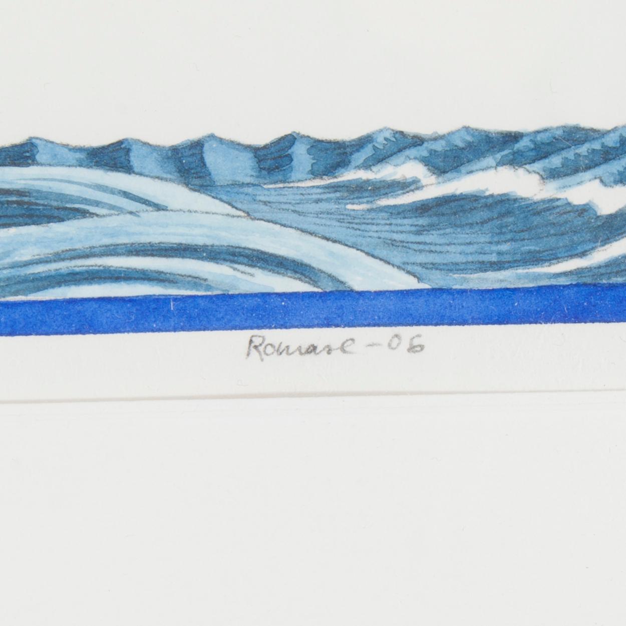 ANDERS ROMARE, akvarell och gouache på papper, signerad Romare och daterad -06.