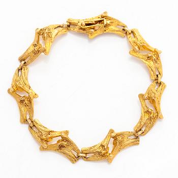Helky Juvonen, Armband, 14K guld. Westerback, Helsingfors 1973.