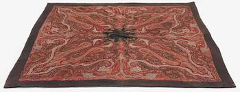 An Indian Kashmir shawl, second half of the 19th century, c. 175 x 175 cm.