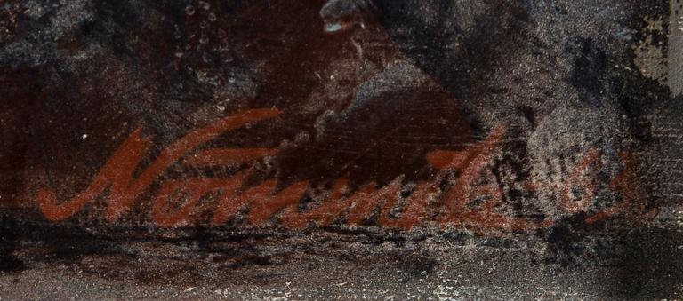 NÖMMIK JUHAN, olja på duk, signerad och daterad -63.